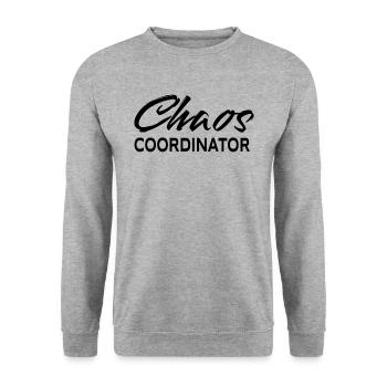 Idée de cadeau pour les enseignants éducateurs à la maternelle - Sweat-shirt Unisexe - gris chiné - Devant - Alina (178cm) & Michal (187cm)