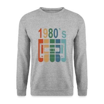 Best Of 1980 42. Geburtstag 42 Jahre Geburtstag - Unisex Pullover - Weißgrau meliert - Vorne - Alina (178cm) & Michal (187cm)