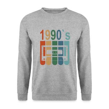 Best Of 1990 32nd birthday 32 years birthday - Unisex Sweatshirt - salt & pepper - Front - Alina (178cm) & Michal (187cm)