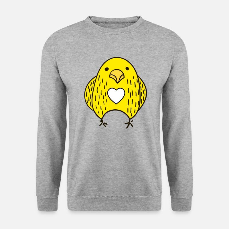 cute chicken heart gift - Unisex Sweatshirt - salt & pepper