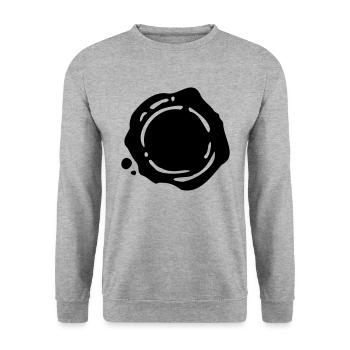 Wax seal stamp wax seal Cachet de cire - Unisex Sweatshirt - salt & pepper - Front - Alina (178cm) & Michal (187cm)