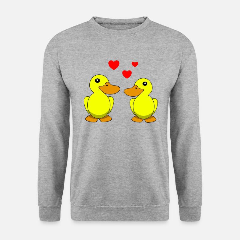 Ducks Valentine's Day - Unisex Sweatshirt - salt & pepper