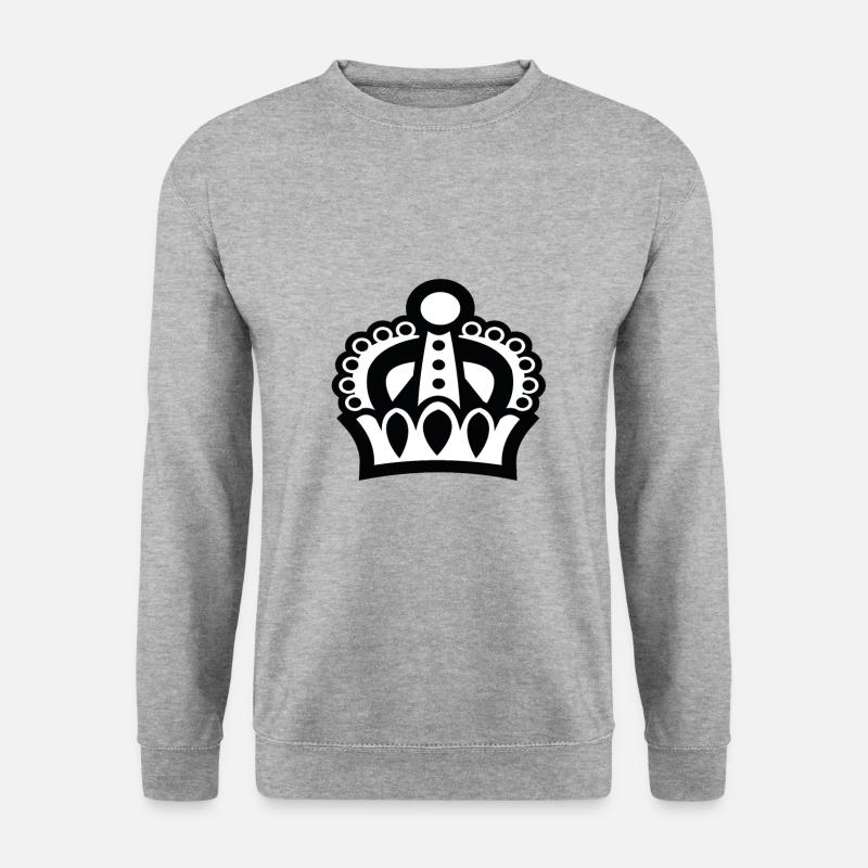 Crown crown - Unisex Sweatshirt - salt & pepper
