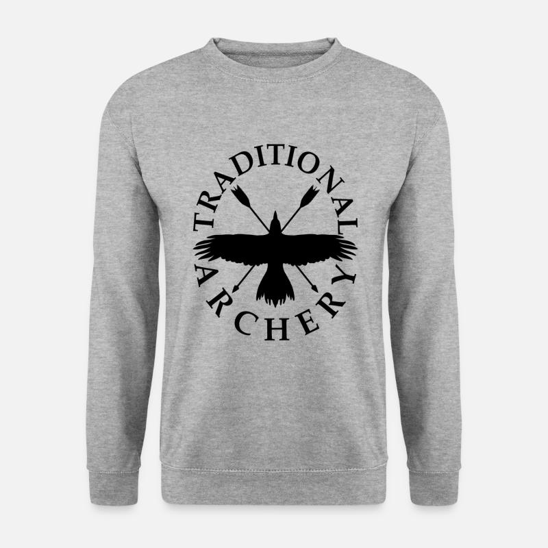 Traditional Archery Archery Hunt - Unisex Sweatshirt - salt & pepper