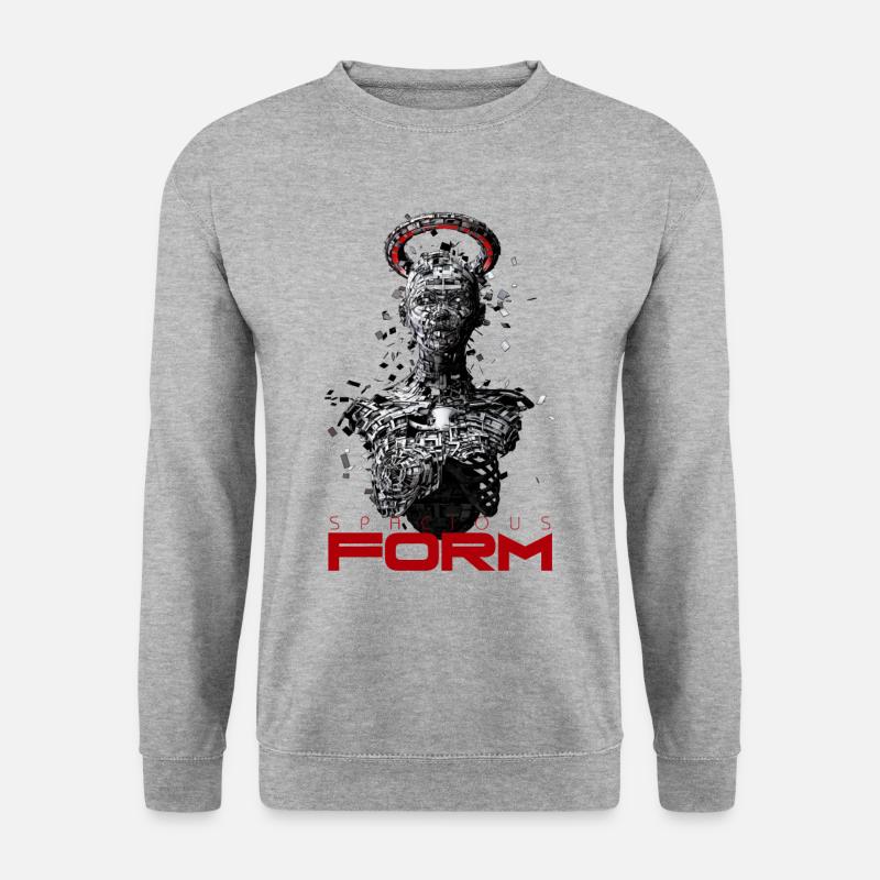Spacious Form DMSS - Unisex Sweatshirt - salt & pepper