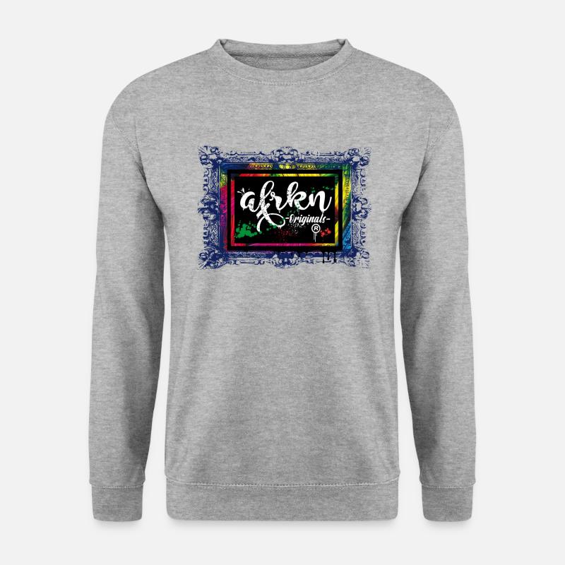 Out of Frame-Out of Frame - Unisex Pullover - Weißgrau meliert