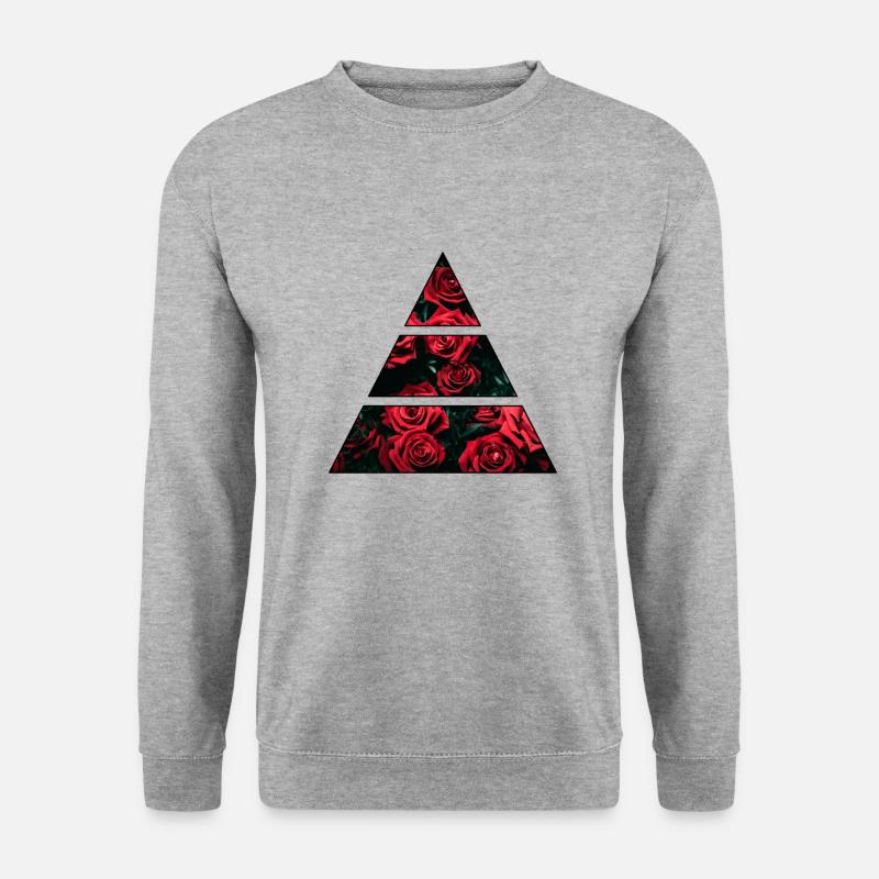 Rose - Sweat-shirt Unisexe - gris chiné