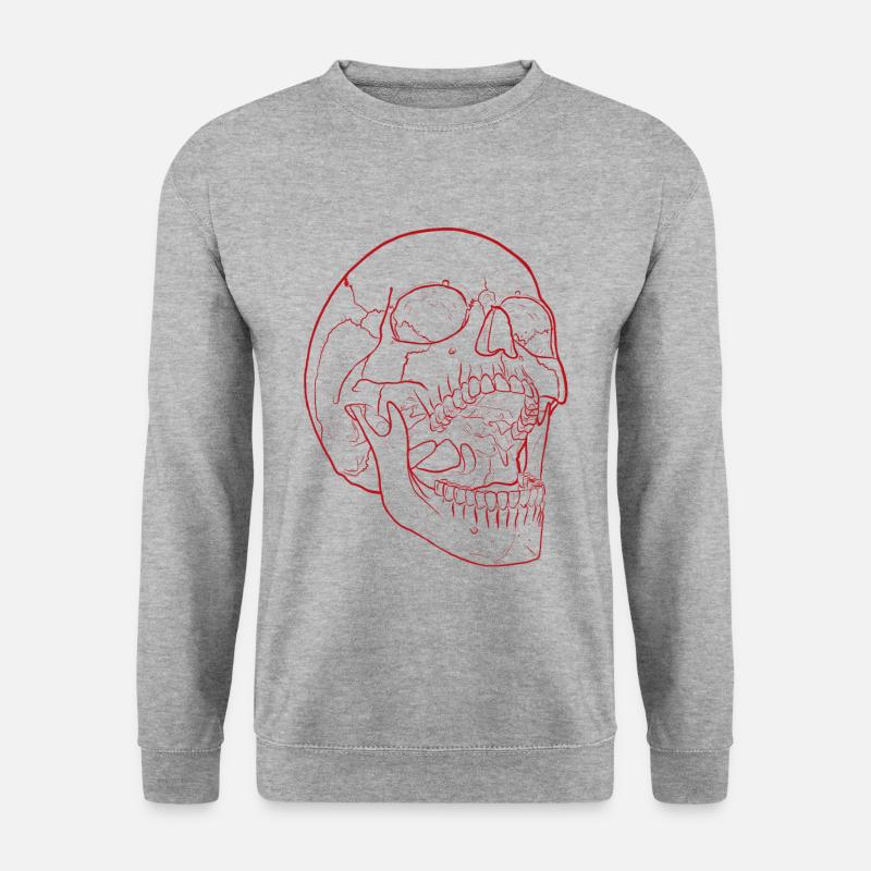 Dumb Scream - Skull in red - Unisex Sweatshirt - salt & pepper