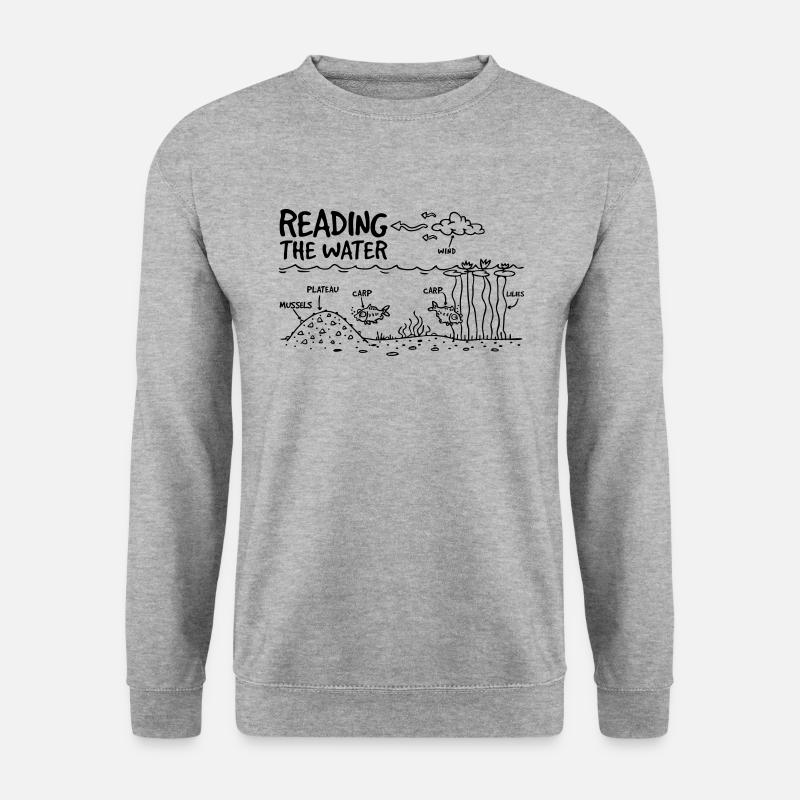 LECTURE DE L'EAU - Sweat-shirt Unisexe - gris chiné