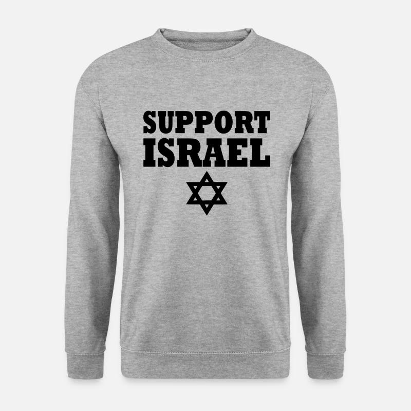 Support israel - Unisex Sweatshirt - salt & pepper