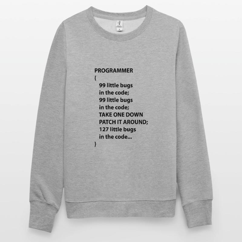 Code Programmer Nerd Bug Developer Gift Unisex Sweatshirt