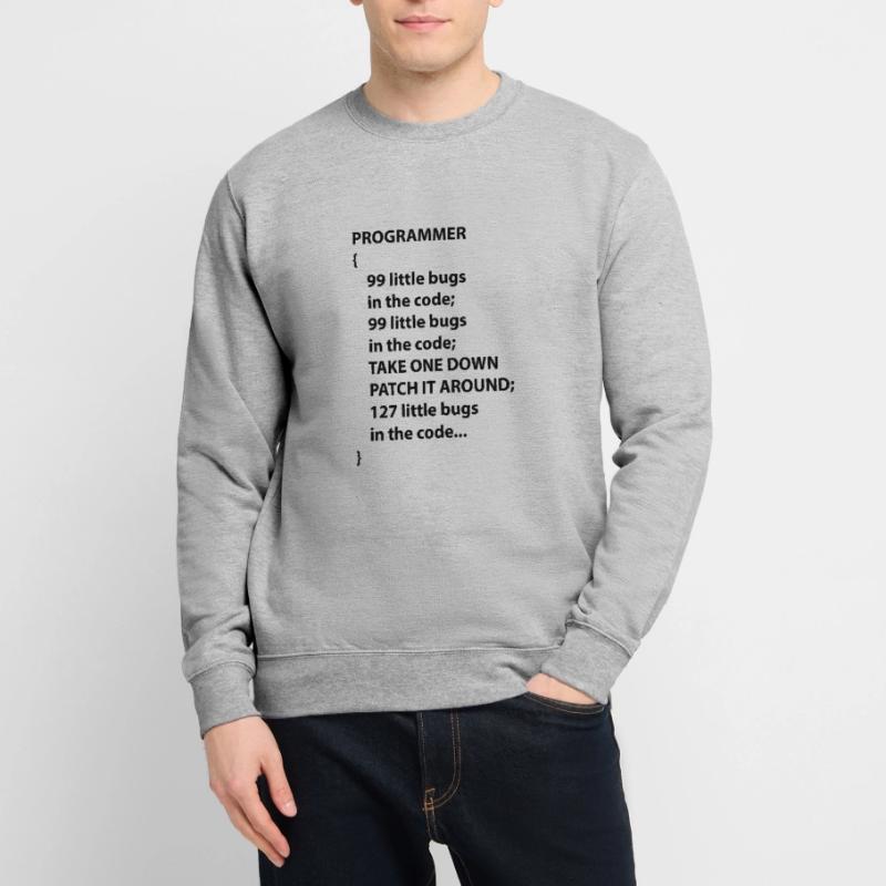 Code Programmer Nerd Bug Developer Gift Unisex Sweatshirt