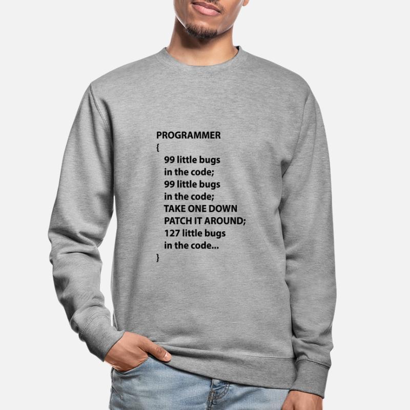 Code Programmer Nerd Bug Developer Gift Unisex Sweatshirt