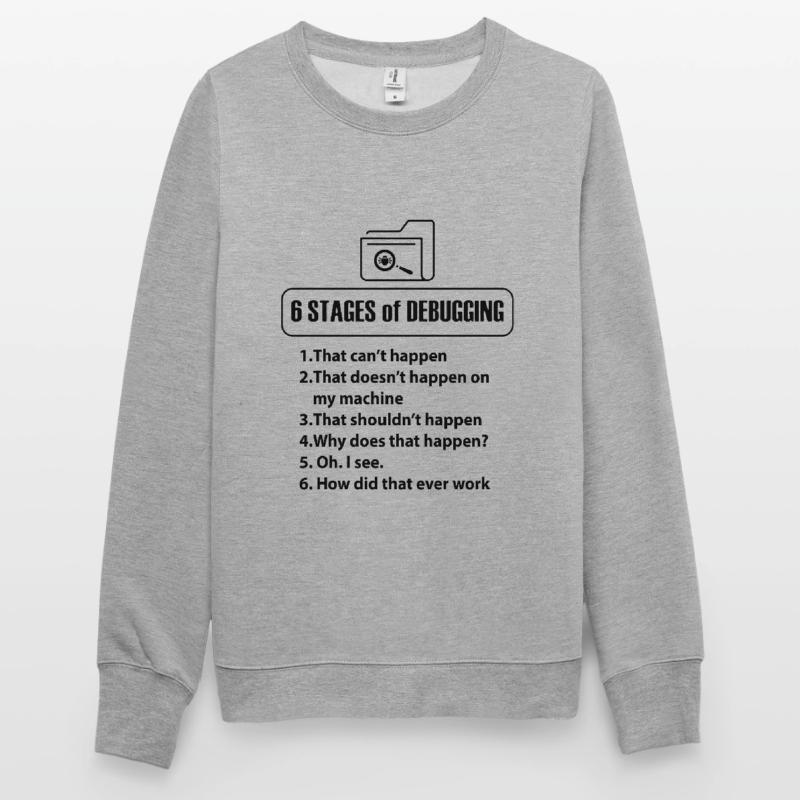 Code Programmer Nerd Bug Developer Gifts Unisex Sweatshirt