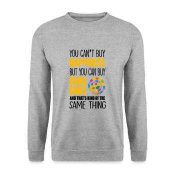Jeux de société Gamer Dice RPG Cadeaux de table - Sweat-shirt Unisexe - gris chiné - Devant - Alina (178cm) & Michal (187cm)