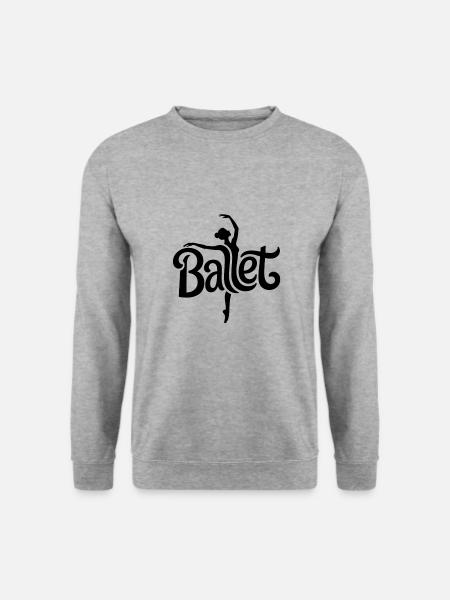 Ballett - Cool Dance Logo - Unisex Pullover - Weißgrau meliert