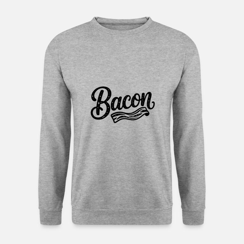 Bacon - Cool Fastfood Logo - Unisex Sweatshirt - salt & pepper
