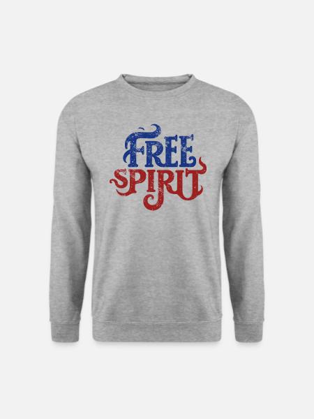 Free Spirit - Unisex Sweatshirt - salt & pepper