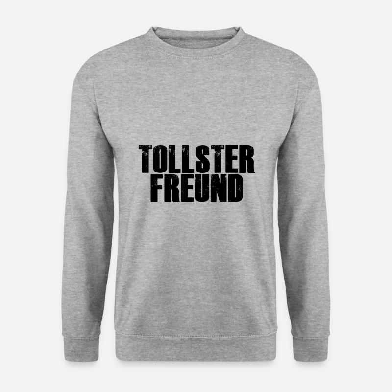 Tollster Freund Geschenk - Unisex Pullover - Weißgrau meliert