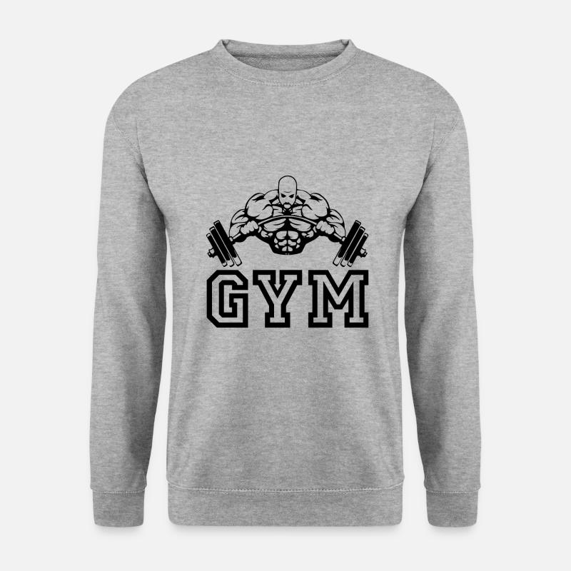 Gym Beast gift - Unisex Sweatshirt - salt & pepper