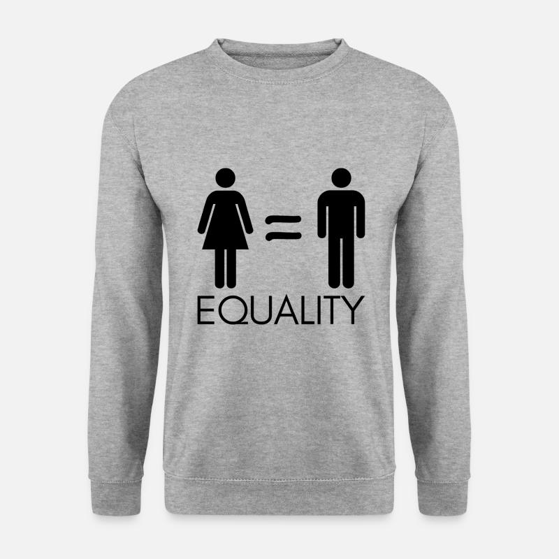 Equality Rights Feminist Gift - Unisex Sweatshirt - salt & pepper