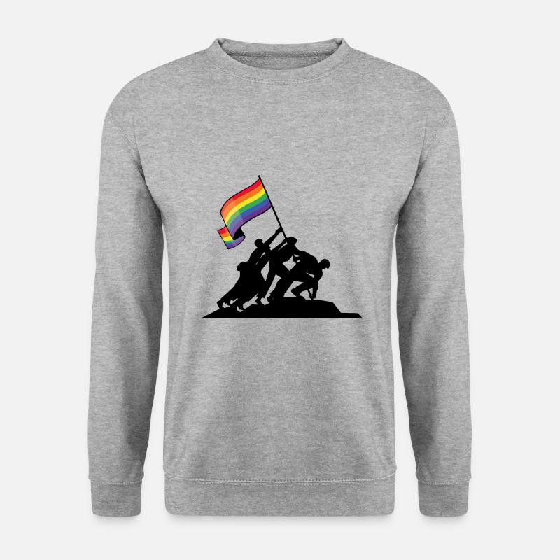 Lgbt pride gift - Unisex Sweatshirt - salt & pepper