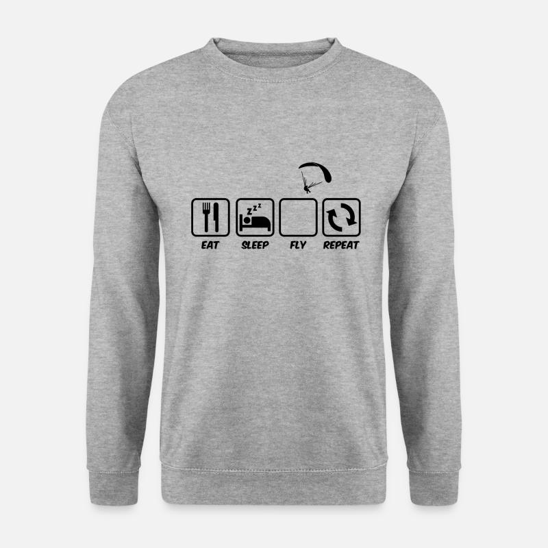 Eat Sleep Fly Repeat - Unisex Sweatshirt - salt & pepper