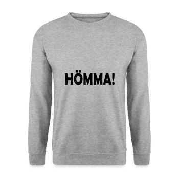 Hömma Ruhrgebiet Ruhrpott Bergbau Geschenk - Unisex Pullover - Weißgrau meliert - Vorne - Alina (178cm) & Michal (187cm)