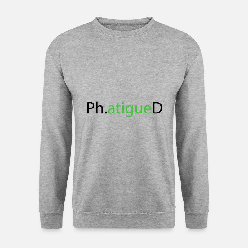 Phd degree student gift - Unisex Sweatshirt - salt & pepper