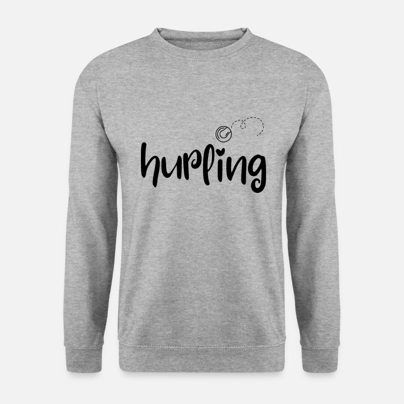 Hurling sliothar. - Unisex Sweatshirt - salt & pepper
