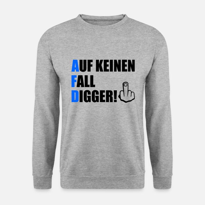 Definitely not digga - Unisex Sweatshirt - salt & pepper