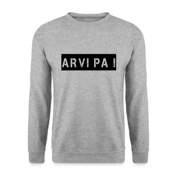 Arvi Pa - Sweat-shirt Unisexe - gris chiné - Devant - Alina (178cm) & Michal (187cm)