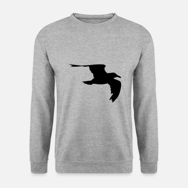Möwe Gull - Unisex Pullover - Weißgrau meliert