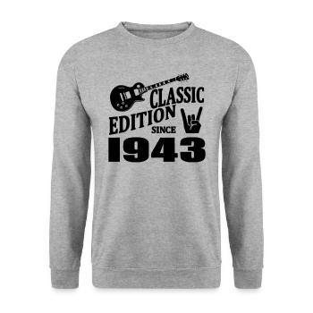 Classic edition since 1943 - Unisex Sweatshirt - salt & pepper - Front - Alina (178cm) & Michal (187cm)