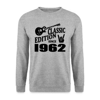 Edition classique depuis 1962 - Sweat-shirt Unisexe - gris chiné - Devant - Alina (178cm) & Michal (187cm)