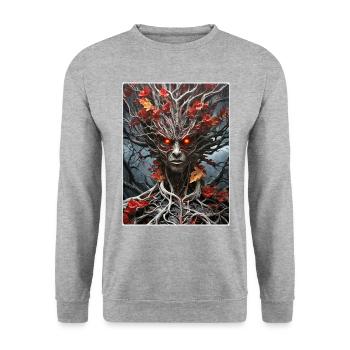 Plantes effrayantes Alien 1.6 - Sweat-shirt Unisexe - gris chiné - Devant - Alina (178cm) & Michal (187cm)