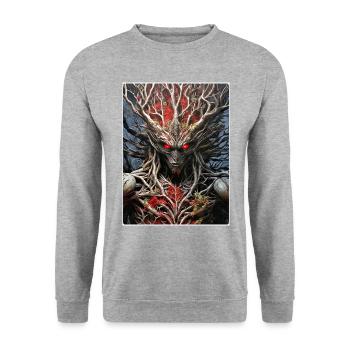 Plantes effrayantes Alien 1.9 - Sweat-shirt Unisexe - gris chiné - Devant - Alina (178cm) & Michal (187cm)