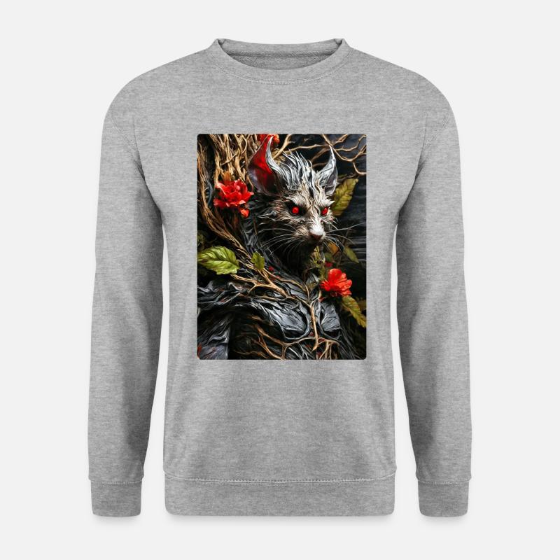 Spooky Plants Rat 1.1 - Unisex Sweatshirt - salt & pepper