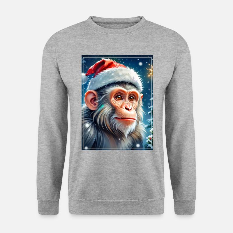 Winter Landscape Monkey 1.20 - Unisex Sweatshirt - salt & pepper