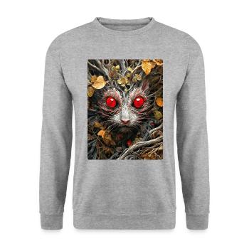 Souris Plantes Effrayantes 1.2 - Sweat-shirt Unisexe - gris chiné - Devant - Alina (178cm) & Michal (187cm)