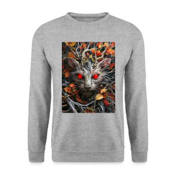 Plantes effrayantes Souris 1.5 - Sweat-shirt Unisexe - gris chiné - Devant - Alina (178cm) & Michal (187cm)