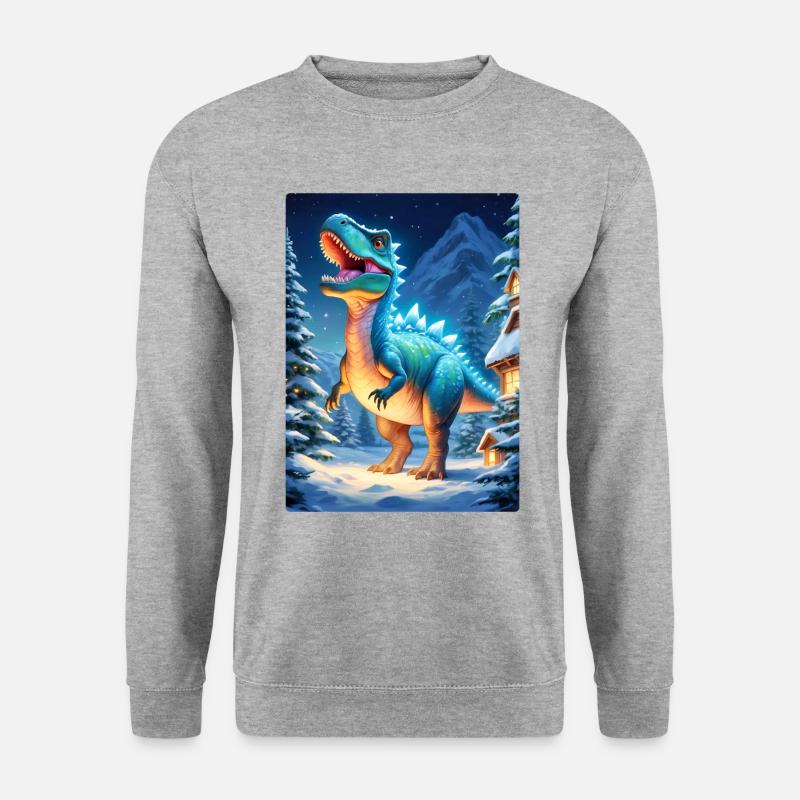 Winter Landscape Dino 3.6 - Unisex Sweatshirt - salt & pepper