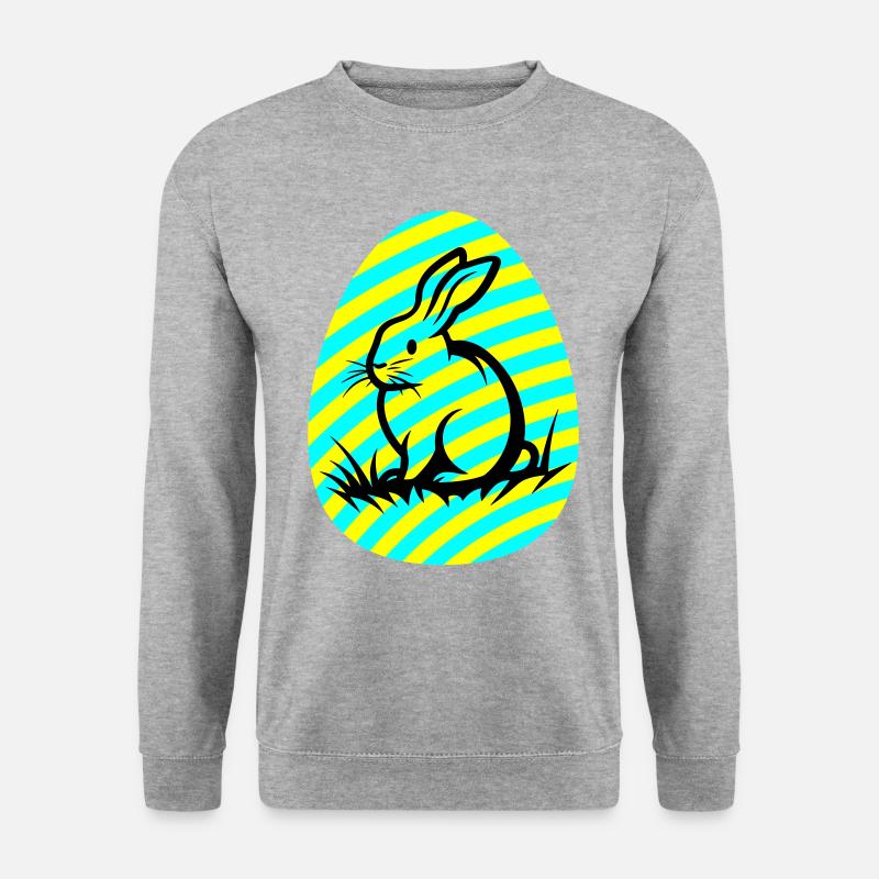 Bunny Easter Icon - Unisex Sweatshirt - salt & pepper