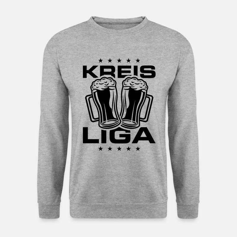 Kreis Liga - Unisex Pullover - Weißgrau meliert