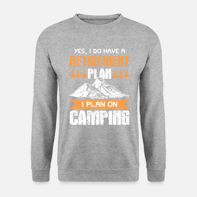 Camping camper - Unisex Sweatshirt - salt & pepper
