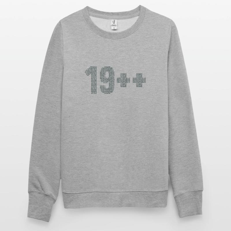 19++ Software Developer Full Stack Coder 20th Unisex Sweatshirt