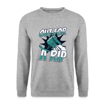 À la recherche d’une motoneige Rip Motoneige Conducteurs de motoneige - Sweat-shirt Unisexe - gris chiné - Devant - Alina (178cm) & Michal (187cm)