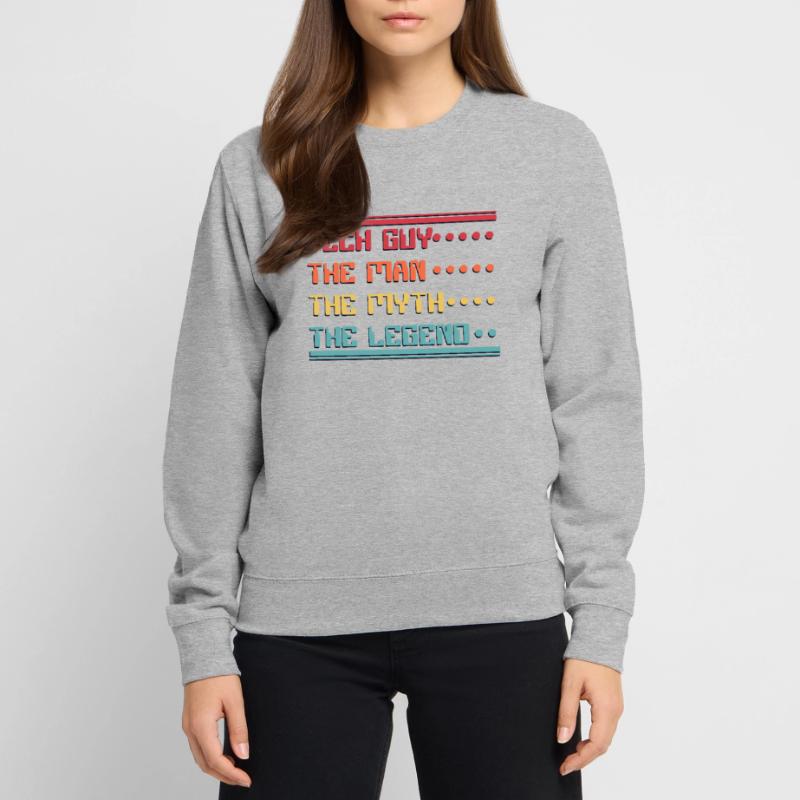 Tech Guy Man Myth Legend IT Operations Admin Unisex Sweatshirt