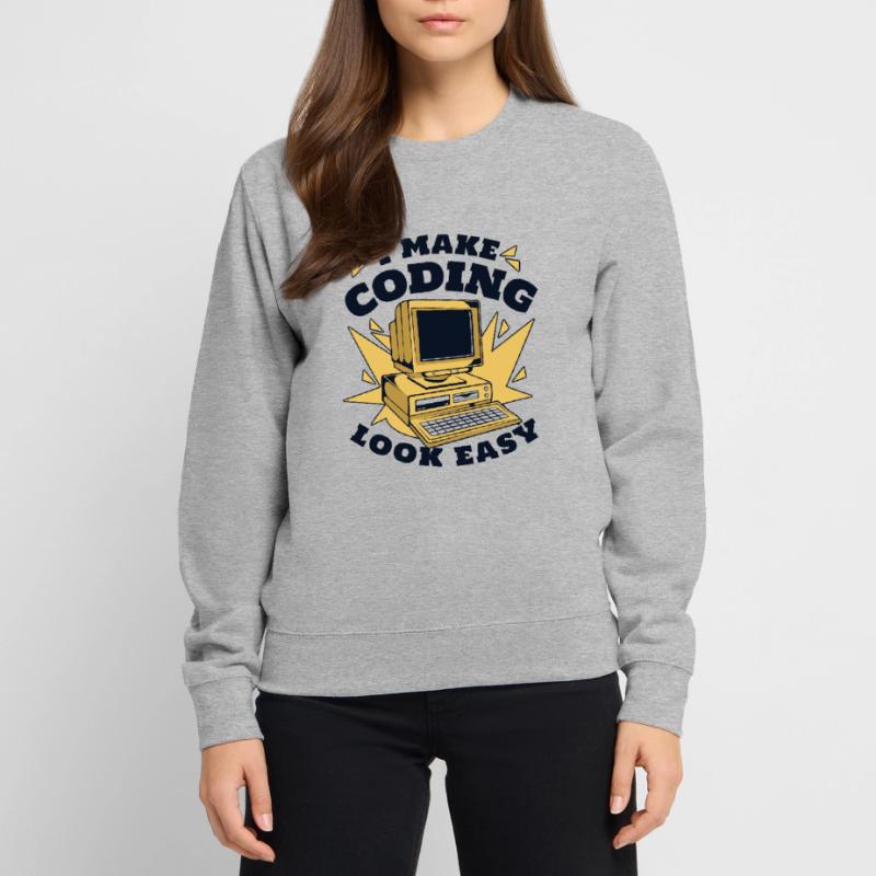 Je rends le codage facile Developer Coder Sweat-shirt Unisexe