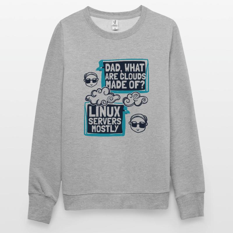 Papa quels sont les clouds faits de Developer Coder Sweat-shirt Unisexe